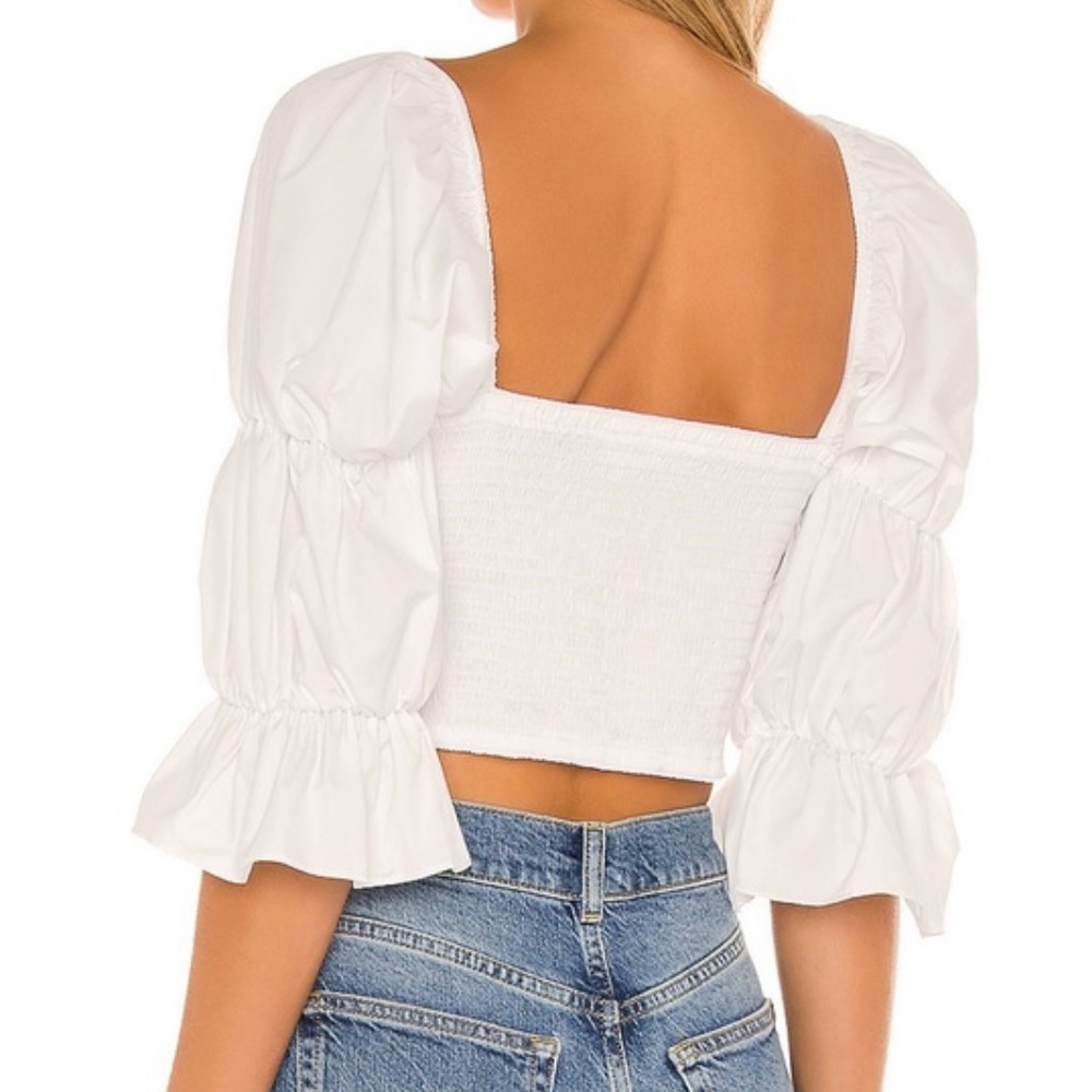 Amanda Uprichard Tia Top - Picture 3 of 8